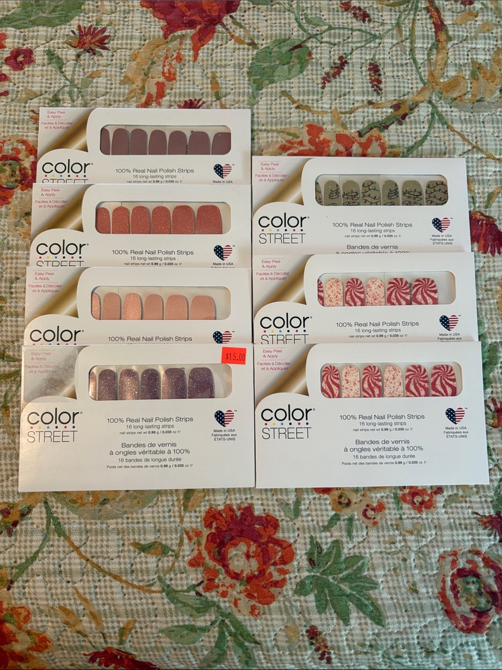 Color Street 100% Real Nail Polish Strips
7 Packs